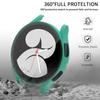 Tempered Glass+Case for Samsung Galaxy Watch 4/5/6 44mm40mm Screen Protector Bumper Shell Hard Matte All Around Protective Cover