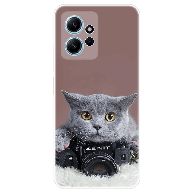 Per Xiaomi Redmi Note 12 Note12 4G Custodia morbida in silicone Cover posteriore Cartoon Phone Case Diversificazione