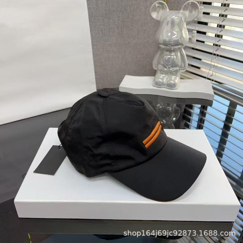 New baseball cap embroidered duck tongue hat for men and women, fashionable and versatile horizontal bar sun hat