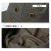 Siggi Work UV Suitable for and Outdoor Activities Dark Men's Cap, Protection, Breathable, Fishing, Mountaineering, Work, Golf, (XL, Gray)