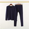Men's Autumn/Winter Thin Lycra Cotton Base Layer Set: Warm Underwear & Knitwear Pants