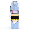 1PC Color Pencil Stack School Art Print 750ml Color Plastic Sports Water Bottle Leakproof Flip Straw Lid Suitable for Sports Office Home Use