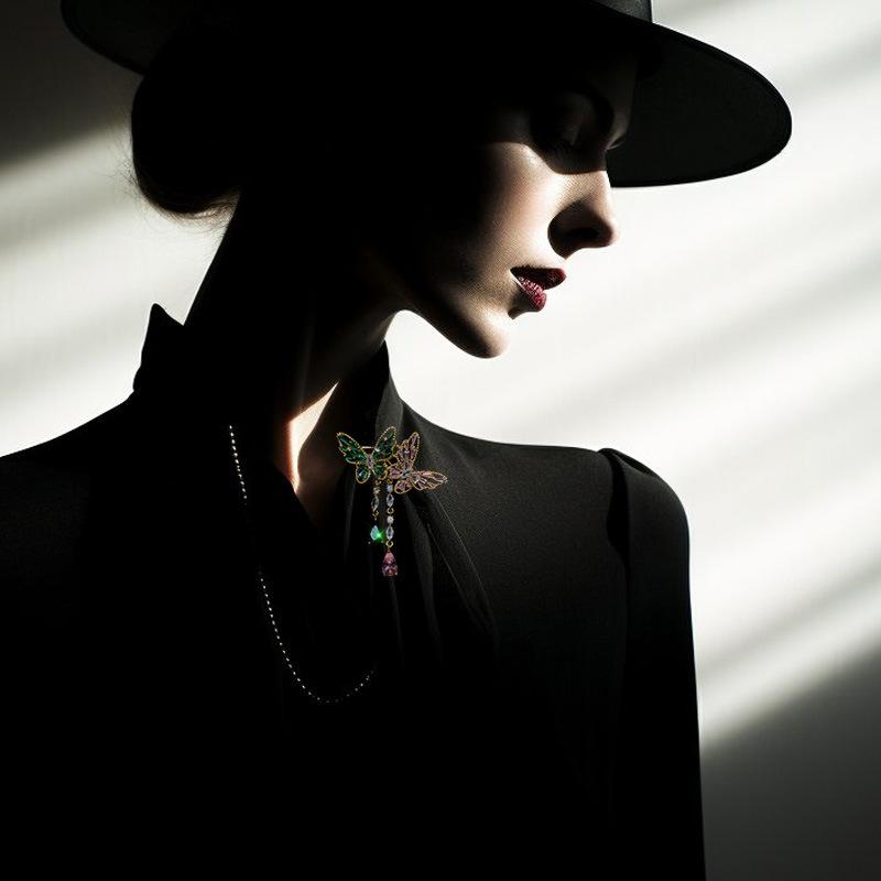 Senior brože Květinové Brože Odznaky pro ženy Přívěsek Módní brože Šperky