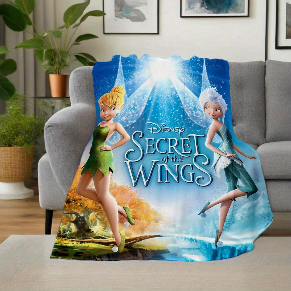 1pc, Secret of the Wings Blanket Cartoon Throw for Room Decor, Gift Idea, Living Room, Travel, Camping