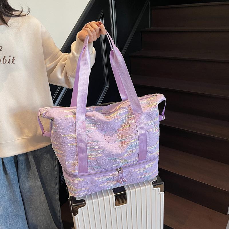 Short-distance Lightweight Large Capacity Portable Travel Bag for Business Trip Portable Luggage Bag Dry Wet Separation Sports Yoga Bag