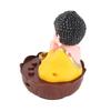 Singing Buddha Figurine USB Charging Desktop Buddha Decorative Statue with Sound for Desk Car