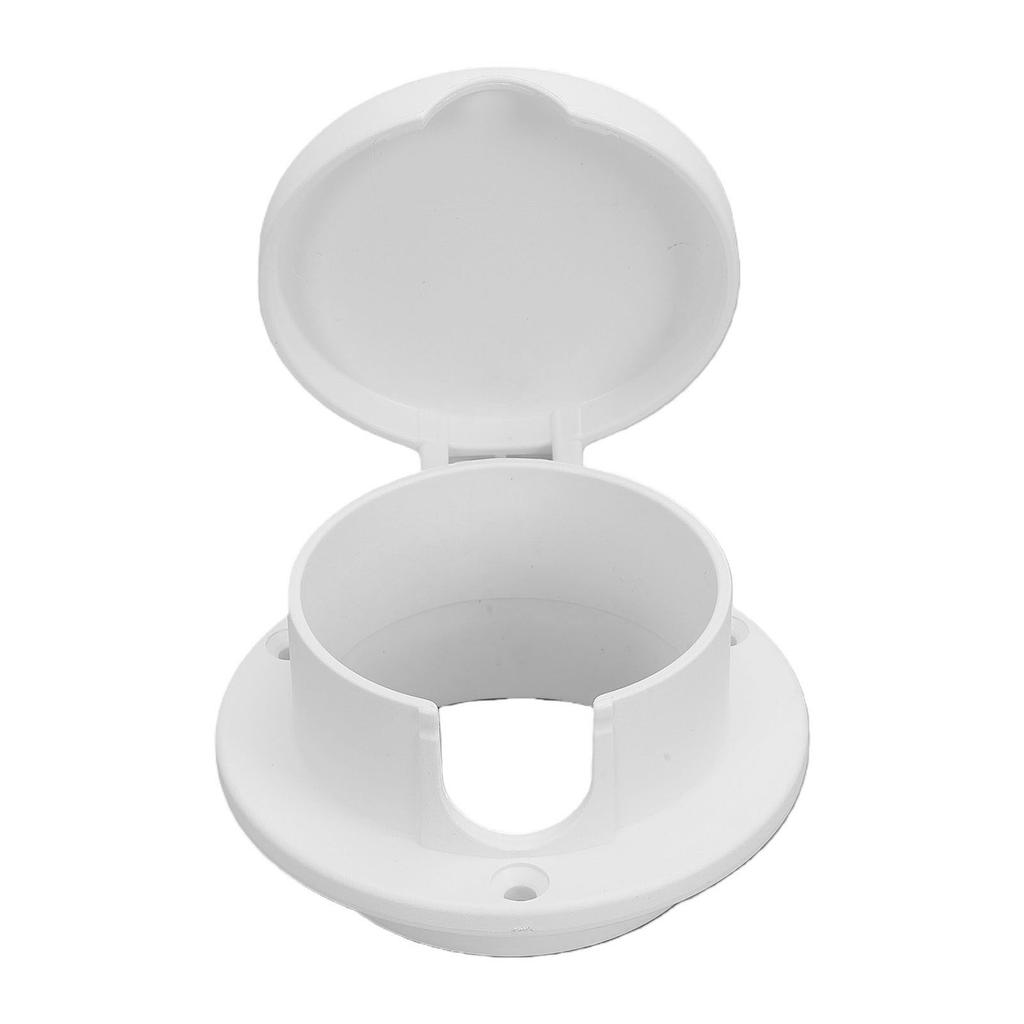Rope Deck Pipe Snap In Cover Design User Friendly Marine Round Hinged Deck Pipe for Boats Yachts RVs