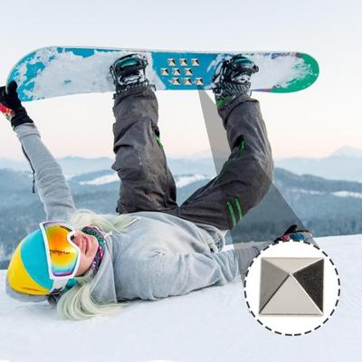 10 szt. Podkładki stomp na snowboard Stop cynkowy Piramidki Antypoślizgowa Przyczepność do nart i snowboardu Mata stomp do sportów zimowych