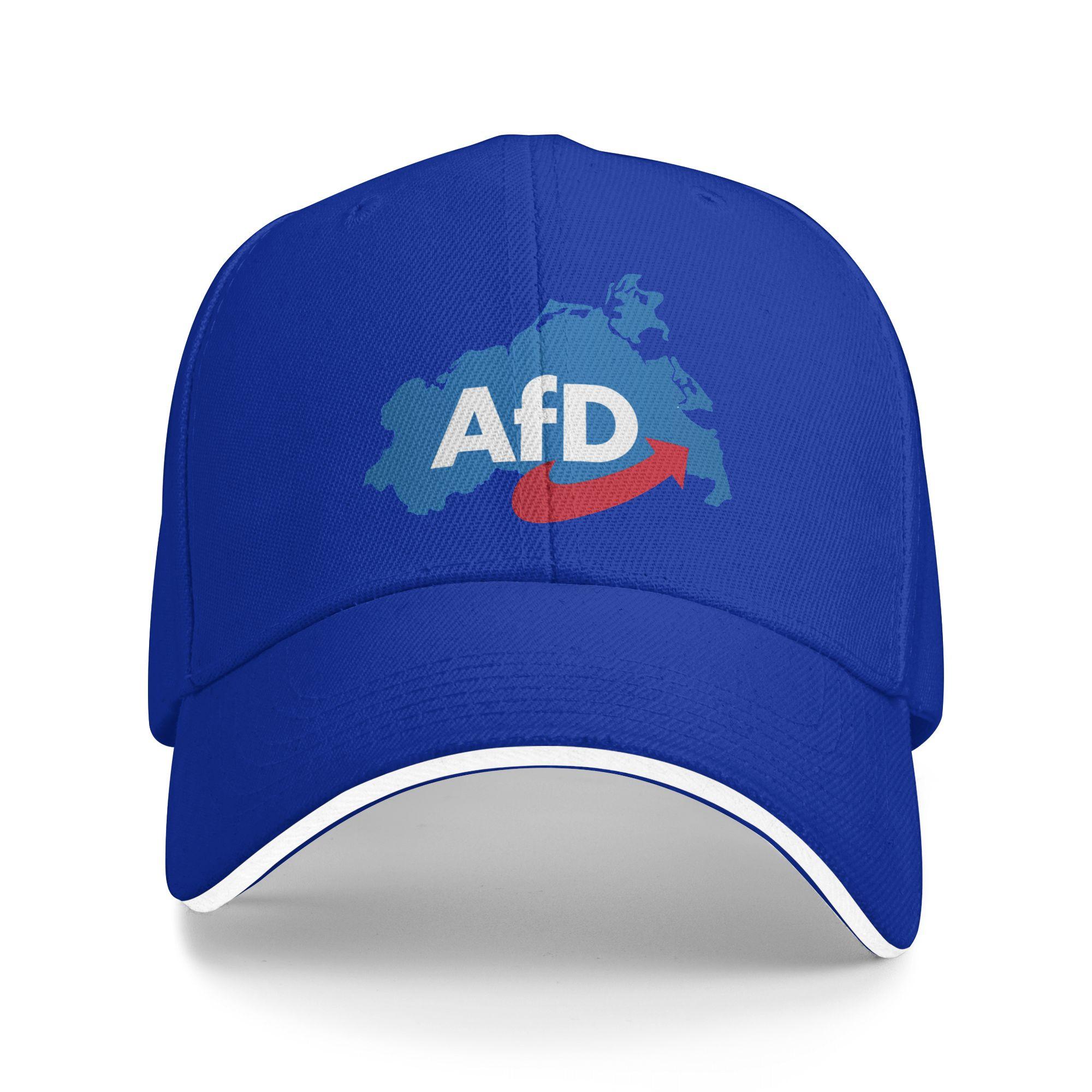 

Summer German AFD Alternative for Germany Baseball Cap Outdoor Gym Funny Print Sun Trucker Hat WomenUnisex Sunscreen Snapback Cap One Size