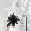 New Lace Organza Flower Patch Multi-layer DIY Embroidery Studded Patch Hand-made Applique Decorative Clothes Decoration