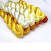 100% Silk Thread  Hand Embroidery Embroider Cross Stitch 1pcs 400m Silk Embroidery Thread   Yellow Series 10 Pure Colors
