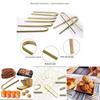 Food Claw Green Bamboo Clip With Non Slip Design For Bread And Cake Handling
