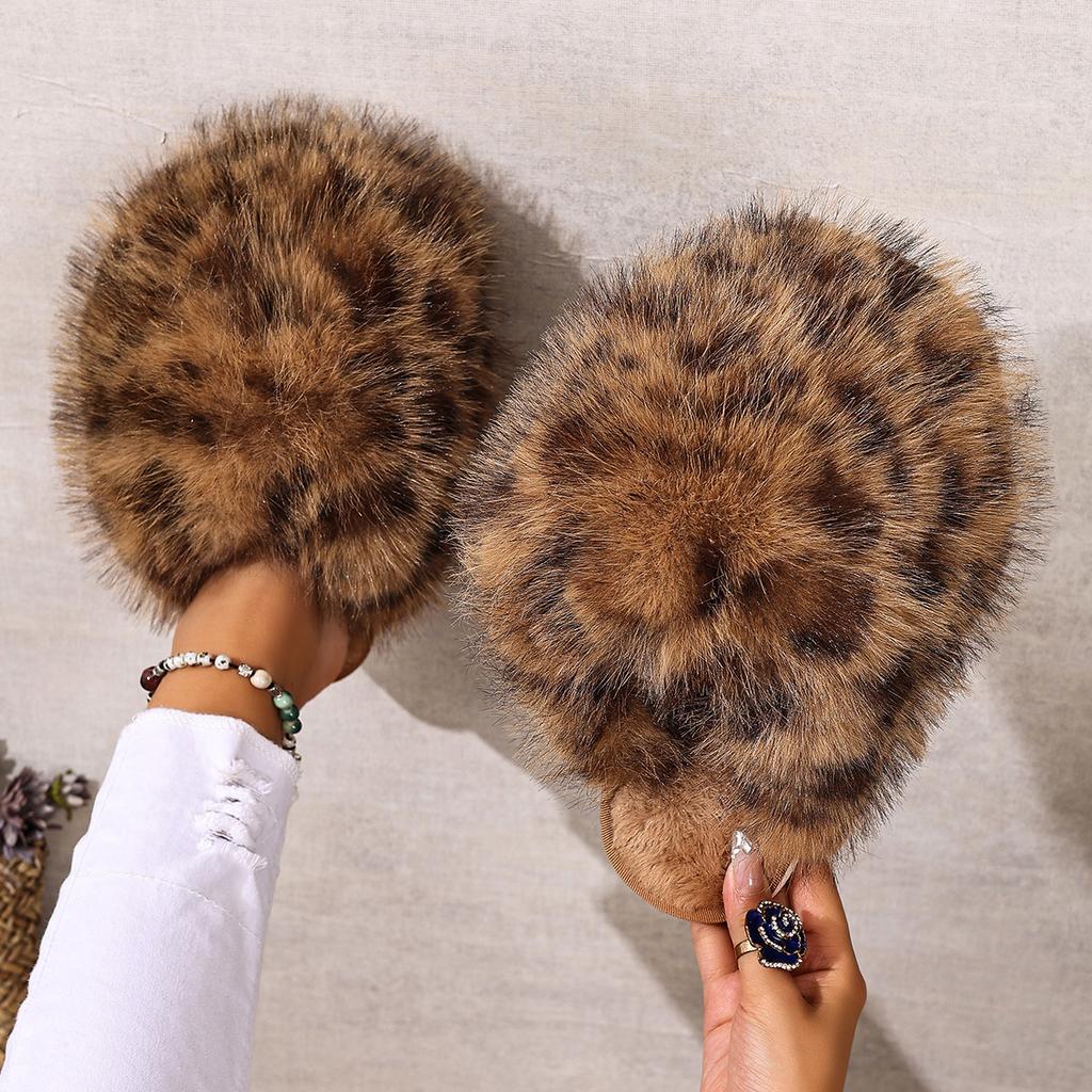 Fashion Autumn Winter Women Slippers Plush Soft Slippers Spring Walking Fashion Shoes Women Comfortable Slip on Slippers Slides Women