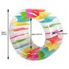 Pool Pond Beach Inflatable Water Wheel Raft Roller Floating Toys Electric Air Pump Nozzles Included