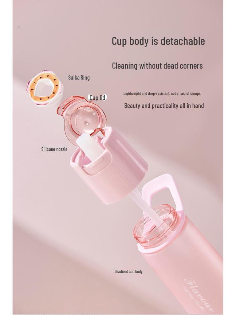 Multi-Flavor Fun Water Bottle for Kids: Fruit-Flavored, Aroma Scent, Spray Feature, Flavor-Changing