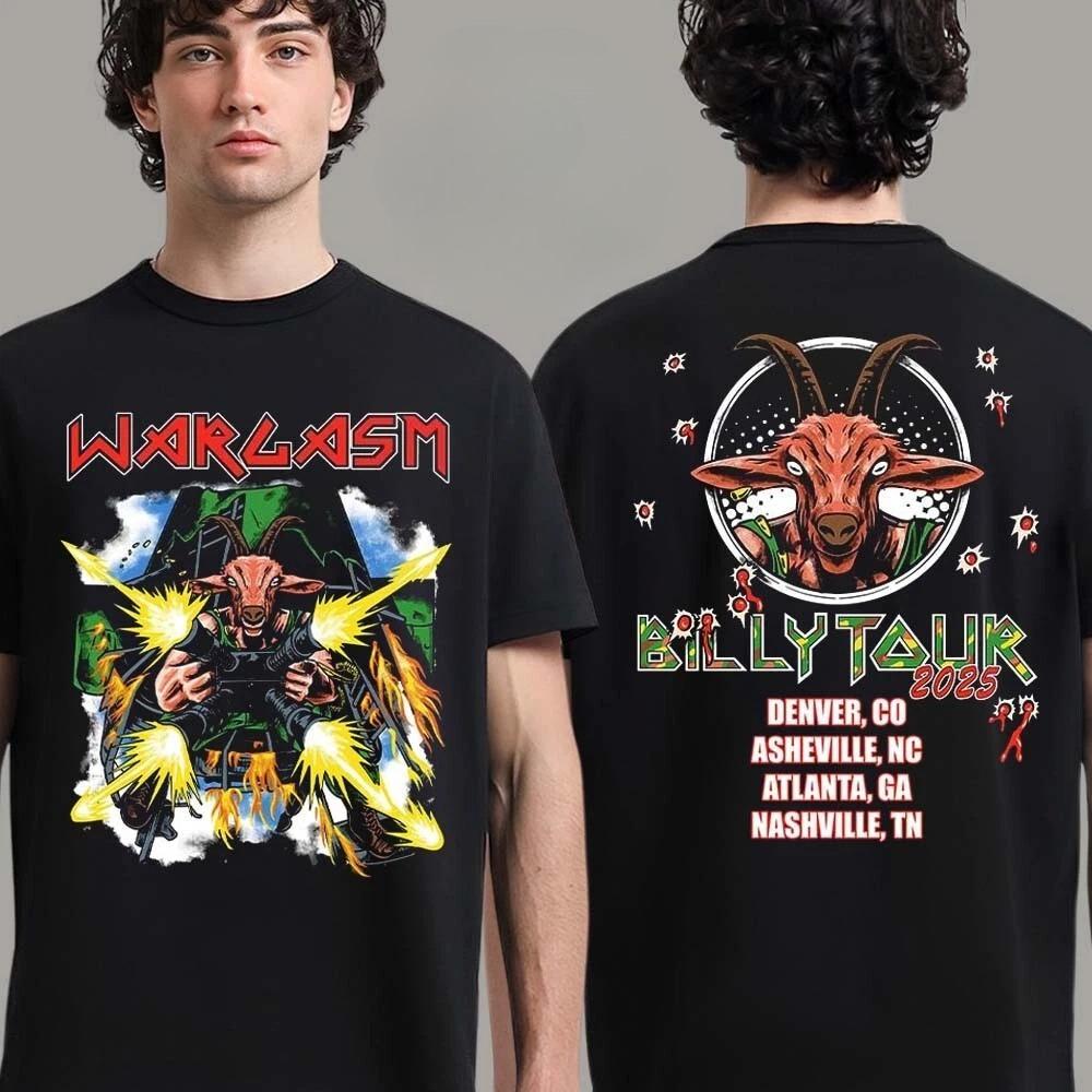 

Billy Strings Wargasm Billy Tour 2025 Merch Two Sided Unisex T-Shirt Shirt High-end Luxury Is for Both Men and Women Top 4XL