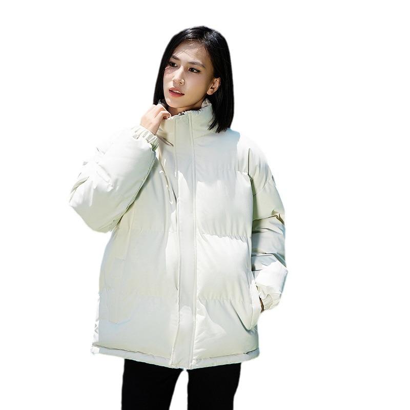 Autumn and Winter New Couple Cotton-padded Clothes Men's Stand-up Collar Bread Clothes Thickened Cotton-padded Jackets Student Cotton-padded Jackets