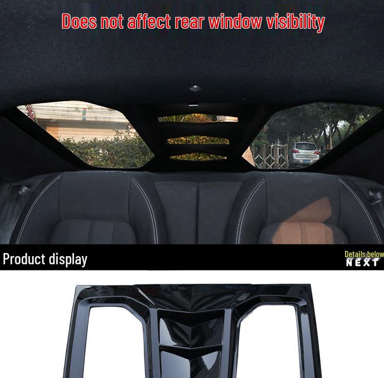 Rear Louvers & Spoiler for 2015-2023 Ford Mustang - Sunshade Windshield