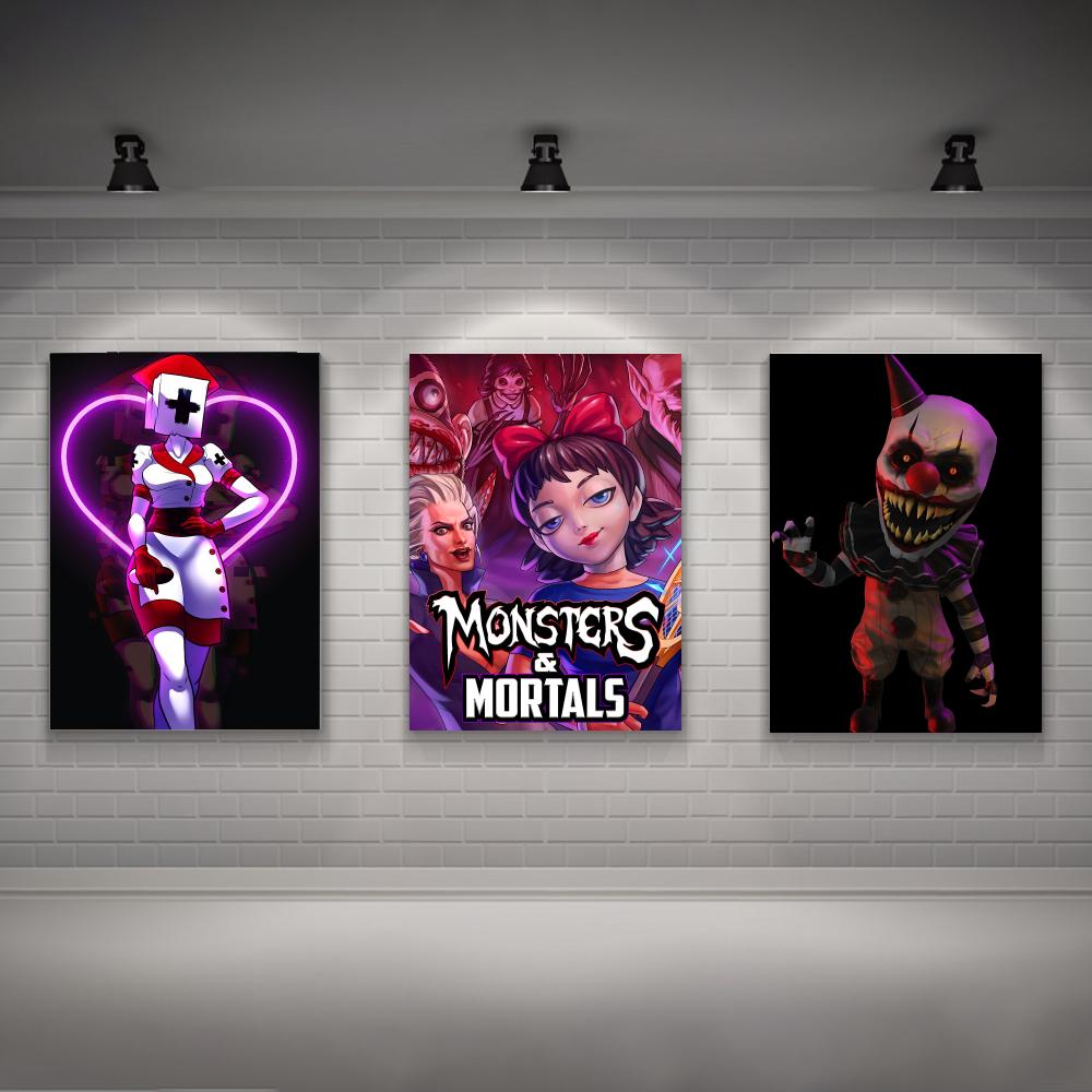 Thrilling D-Dark DeceptionS Poster Custom PP Poster Thickened Wall Sticker For Home Decoration