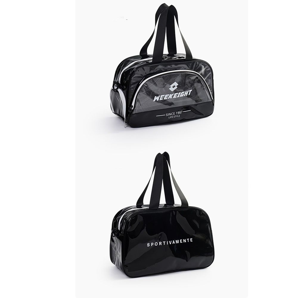 Large Capacity Transparent Fitness Bag With Strap Beach Handbag Portable Clear Wash Bag Swmming