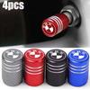 4PCS Car Wheel Tire Valve Stem Caps Decorative Auto Exterior Accessories For BMW E36 E39 E46 E60 E90 E90 F01 F10 F30 E93 G01 G20 RF6