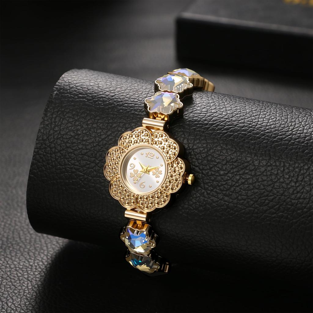 Watch with Cute Floral Analog Quartz Fashion Accessory Perfect Gift for Day Women's Design Display, Waterproof, Watch, Watch, Women's - Birthdays,