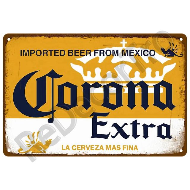 Vintage Metal Tin Sign Plate  Cold Beer Poster Wall Art Decoration for Bar Pub Club Man Cave  Iron Painting Home Decor