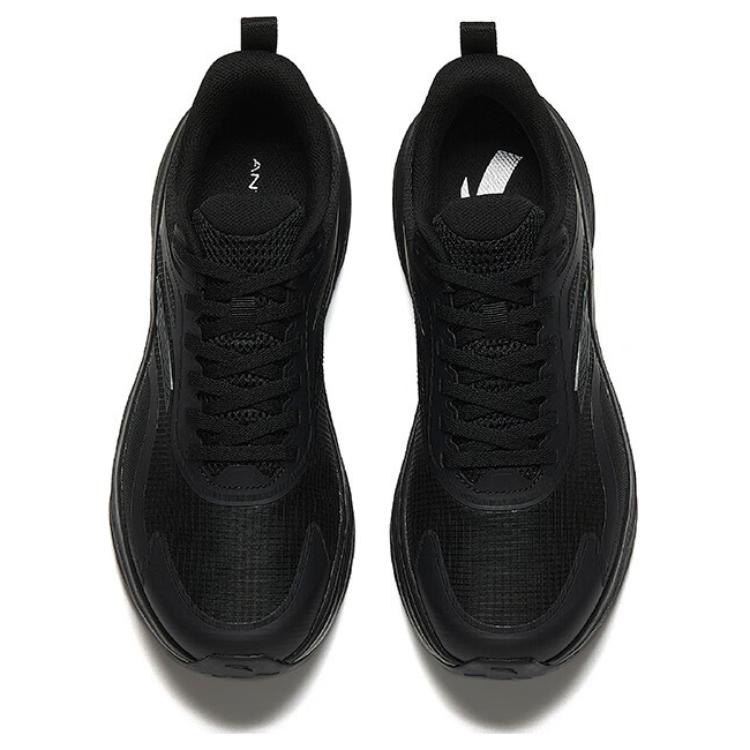 Anta Lightweight Cloud Comfortable Trendy Non-Slip Wear-Resistant Low-Top Casual Running Shoes Men Sneakers Black 112445506-5