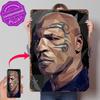 Iron Mike Tyson Poster Personalisierte Vintage Metallschilder Wandkunst Retro Blechschild für Wohnzimmerdekoration Schreibtischdekor Wand Deko
