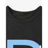 European Sizes Custom Boys' T-Shirt with Letter Print And Personalized Name