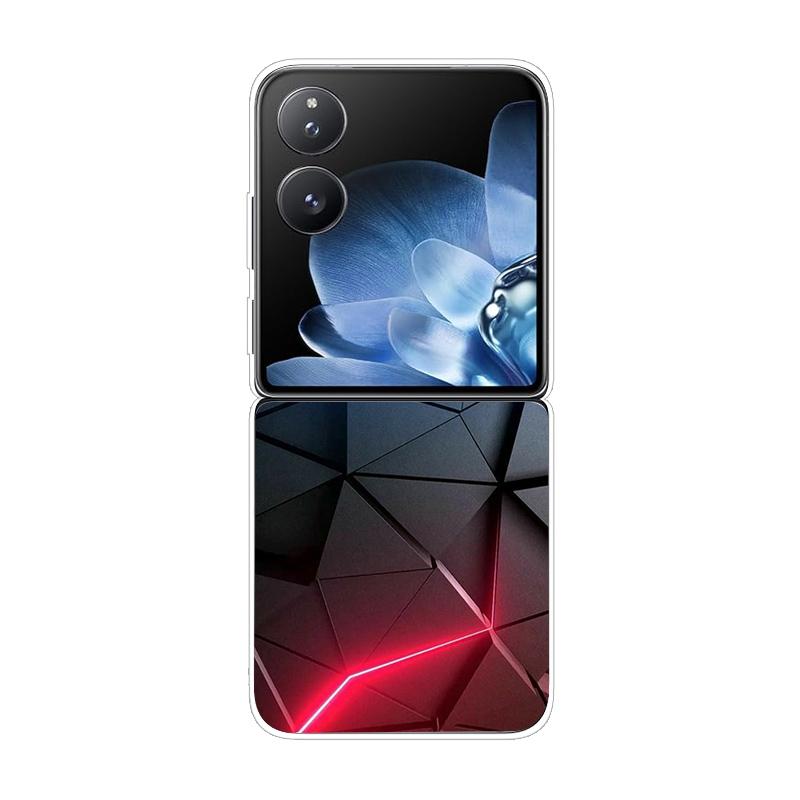 Hard PC Cover For Xiaomi Mix Flip ShockProof Phone Case For Mi Mix Flip 5G Ultra-Thin Back Clear MixFlip Shell Cover Coque Funda