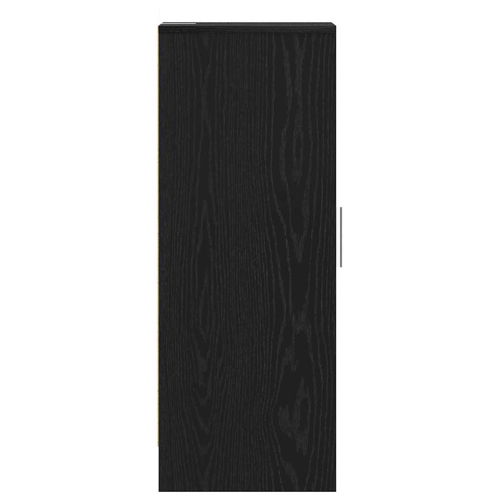 Shoe Cabinet Black Oak Effect 32 x 35 x 92 cm Particleboard
