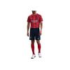 Nike Logo Elastic Slim Fit Three-Quarter Casual Shorts Men shorts Navy-Blue HJ4680-410