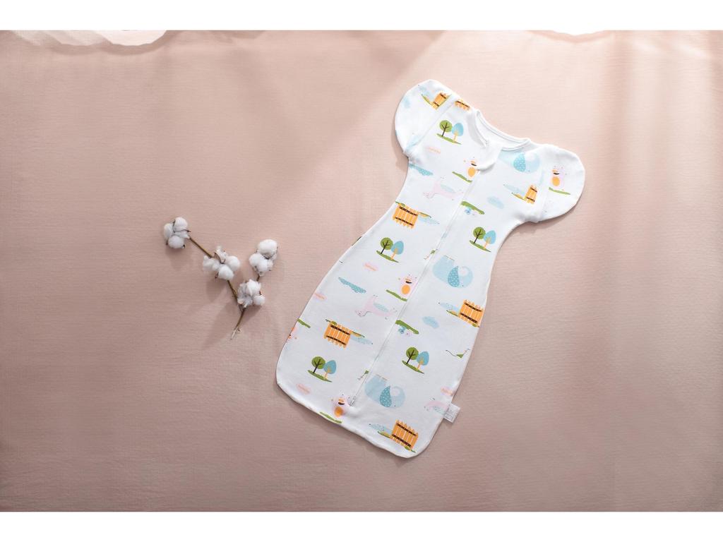 Knitted Cotton Bionic Cocoon Baby Swaddle Blanket Wrap