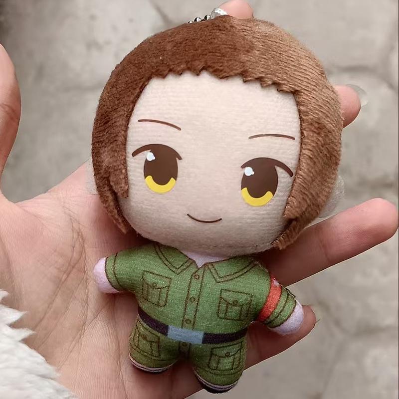 10cm Hetalia Axis Powers Mini Pluche Speelgoed Alfred F. Jones Arthur Kirkland Pluche Hanger Feliciano Vargas Cosplay Knuffels Cadeaus