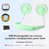 Portable Fan Hand Small Personal Mini USB Fan Rechargeable Neck Fan 3 Speeds for Office Travel Outdoor Camping