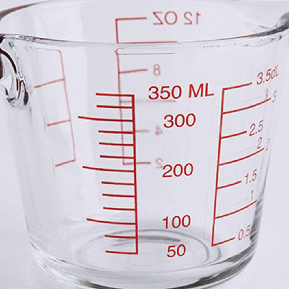 Glass Measuring Cups with Scale Transparent Milk Cup Liquid Measuring Cups  Kitchen Baking Tools