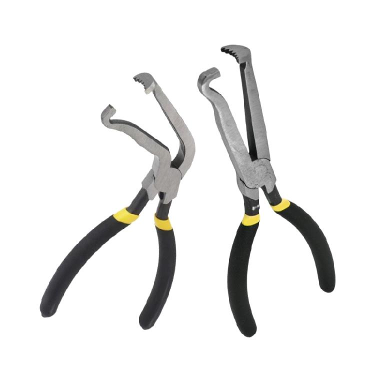 Professional Angled Electrical Pliers With Double Insulation For Safe Automotive Circuit Repair & Fluid Line Detachment