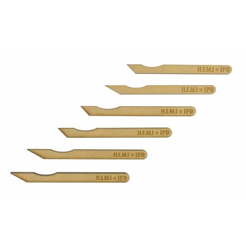 HEMIIPID Model File, Polar File Assortment, Hobby Tool, 0013