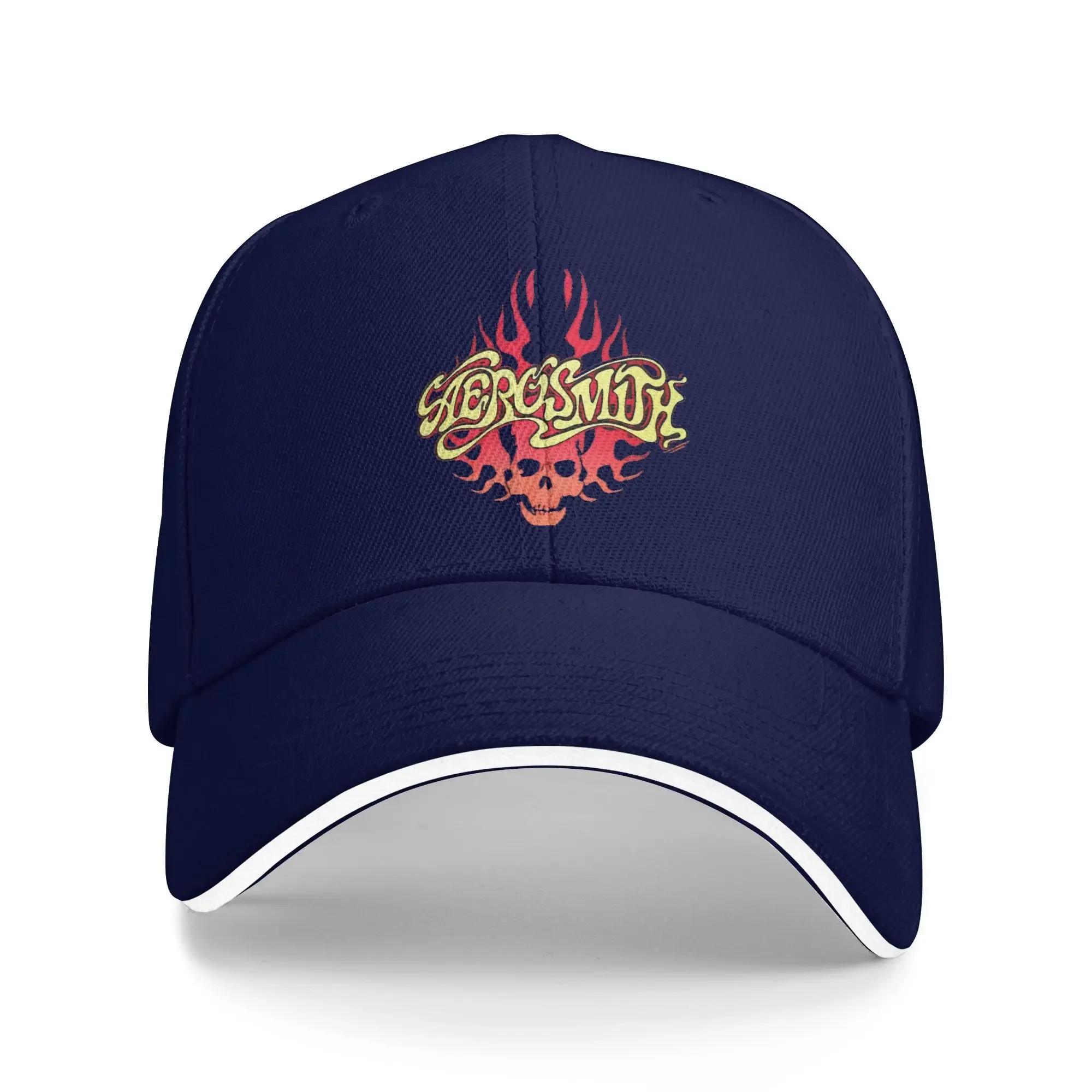 Fashion Let s ROCK Aerosmith Golf Hat Unisex Style Headwear Heavy Metal Rock Music Band Daily Golf Gift Sun Caps Adjustable