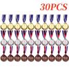 Winner Reward Medals Gold Silver Bronze Prizes Medal with Neck Ribbon Award Medal Kids Sport Competition Prize Medal Souvenir