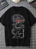 Dragon Totem Graphic Printed Oversized Y2k Men Women Short Sleeves Fashion Casual Cotton Streetwear Harajuku Female Male Clothing