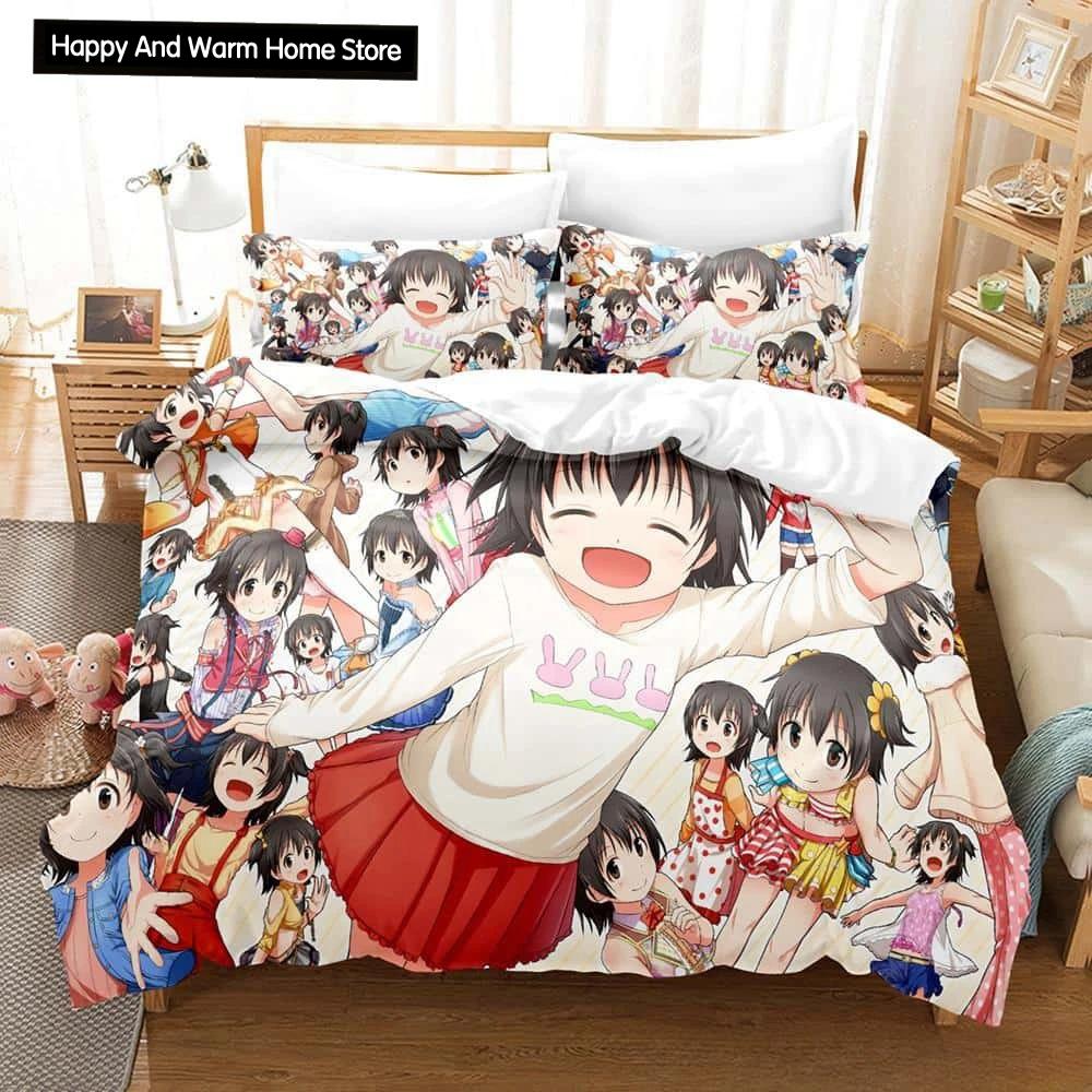 THE iDOLM@STER Cinderella Girls Starlight Stage 3D Printed Anime Bedding Set for Adult Boys Duvet Cover