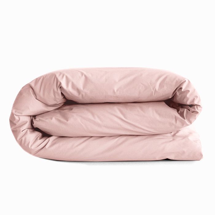 Housse de couette 140 x 200 cm "Prémium" pour lit 1 place - Prémium Rose Dragée