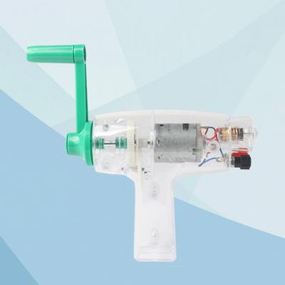 DIY Hand Crank Driven Electricity Generator Experiment Children Education Toy
