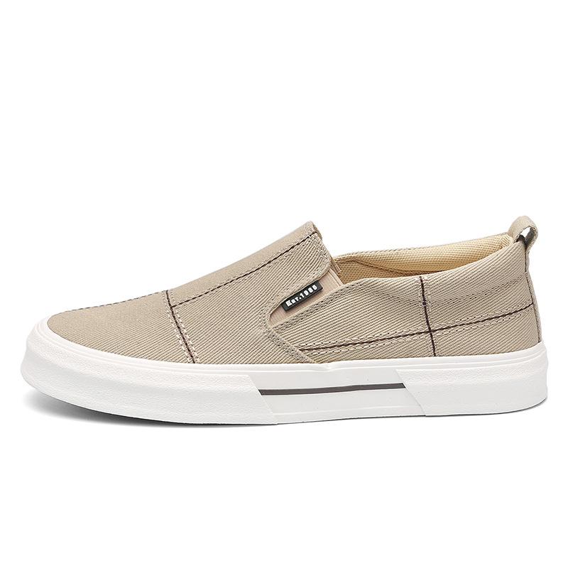Spring Mens Canvas Shoes Trendy Casual Men's Shoes Thin Trendy Shoes Comfortable and Fashionable Breathable Cloth Shoes