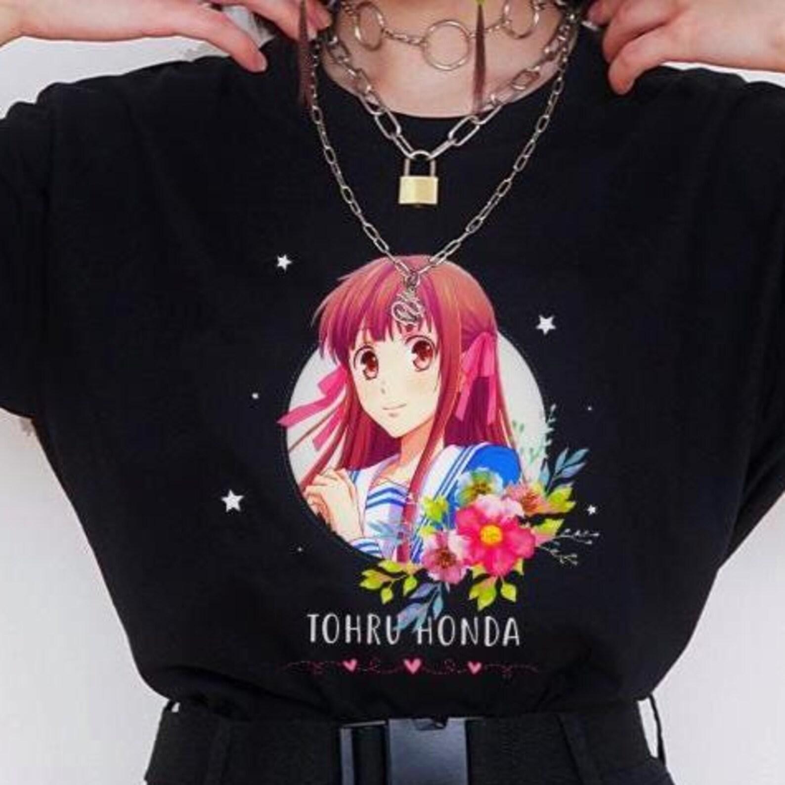 Tohru Honda Anime T-Shirt - Fruits Basket Shirt,Manga Cosplay Tee L