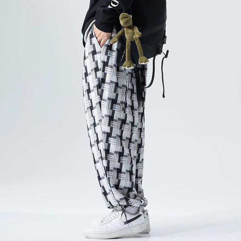 

Новое поступление Мужские повседневные брюки больших размеров - Свободные брюки прямого кроя, спортивные брюки с манжетами 8XL