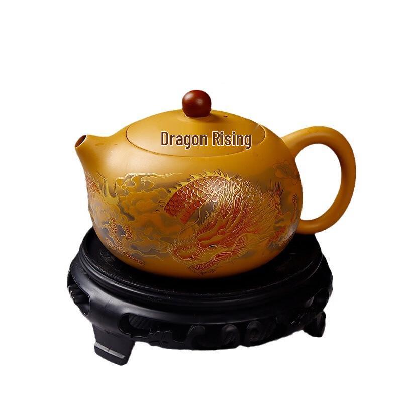 Shangqi Hand-painted Duan Ni Zisha Teapot