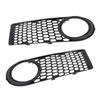 Front Bumper Fog Light Grill Shockproof Scratch Resistant Decorative Fog Lamp Cover Grill for Conver